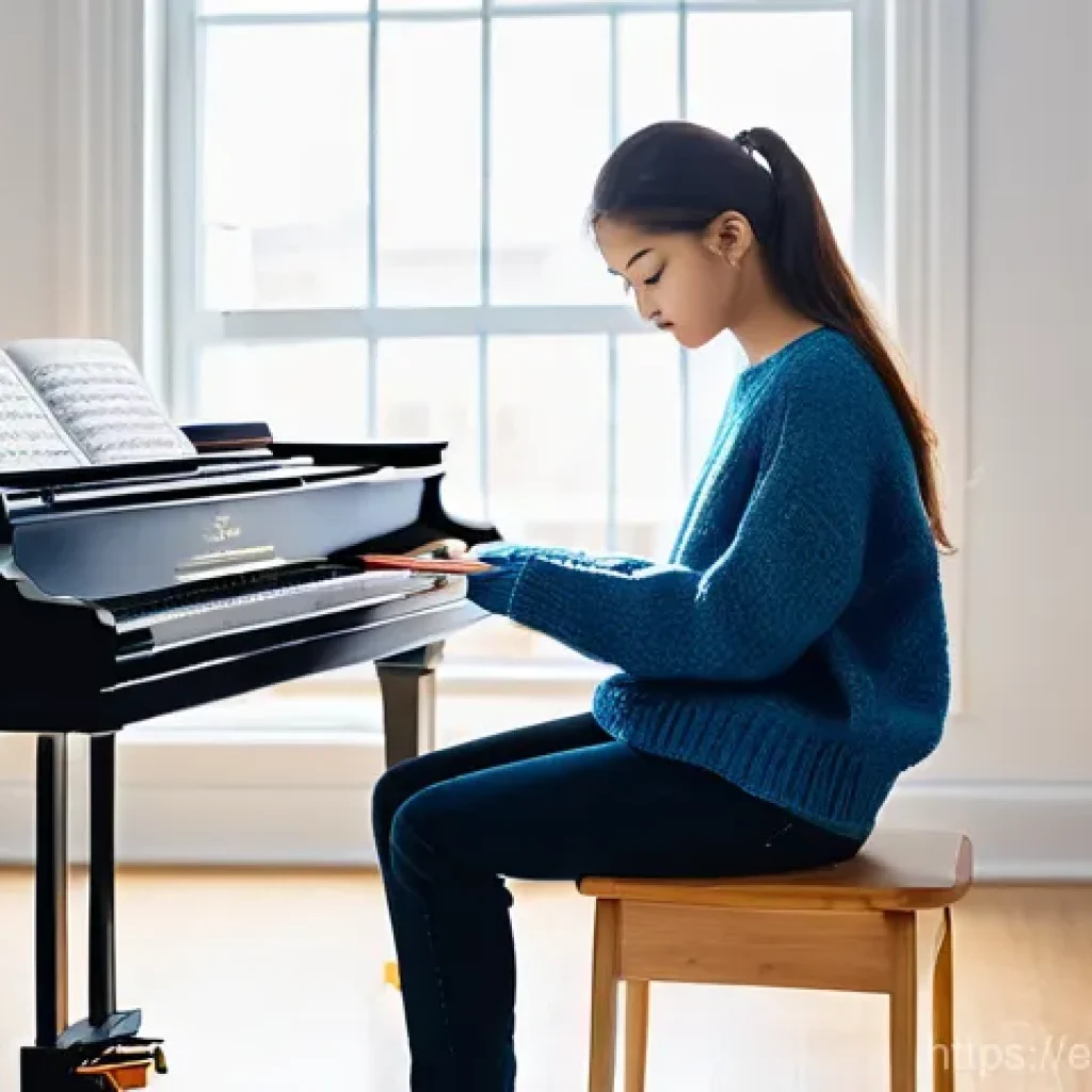 연주가 자격 취득 방법 - **Prompt for Academic/Learning Journey:**
"A bright, aspiring young female musician, in her earl...