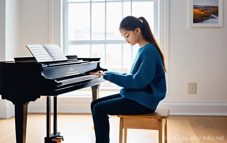 연주가 자격 취득 방법 - **Prompt for Academic/Learning Journey:**
"A bright, aspiring young female musician, in her earl...